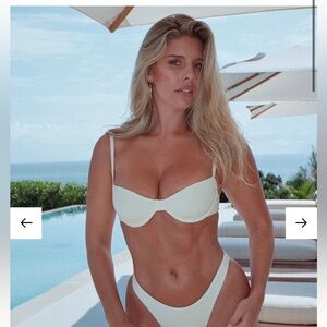 MONDAY SWIM- CAPRI TOP-SMALL- IVORY